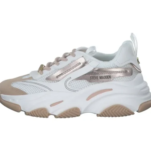 Steve Madden Possession SM19000033, Schnürschuhe, Damen, CREAM ROSE GOLD