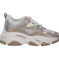 Steve Madden Privy SM19000082, Schnürschuhe, Damen, SILVER/GOLD CREAM