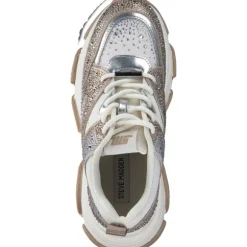 Steve Madden Privy SM19000082, Schnürschuhe, Damen, SILVER/GOLD CREAM