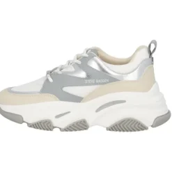 Steve Madden Progressive SM19000096, Schnürschuhe, Damen, Silver/White