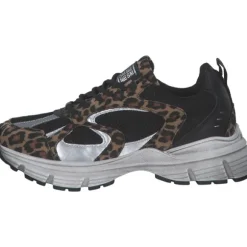 Steve Madden SM11001908-BLO Plaja, Schnürschuhe, Damen, black/leopard