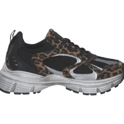Steve Madden SM11001908-BLO Plaja, Schnürschuhe, Damen, black/leopard