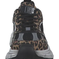 Steve Madden SM11001908-BLO Plaja, Schnürschuhe, Damen, black/leopard