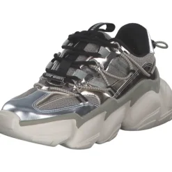 Steve Madden SM11002961-PGD Spectator, Schnürschuhe, Damen, pewter/gold