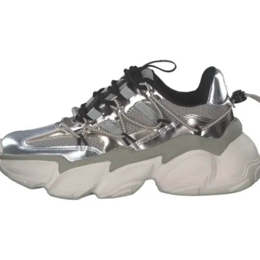Steve Madden SM11002961-PGD Spectator, Schnürschuhe, Damen, pewter/gold