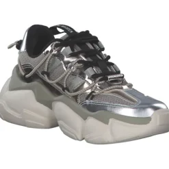 Steve Madden SM11002961-PGD Spectator, Schnürschuhe, Damen, pewter/gold