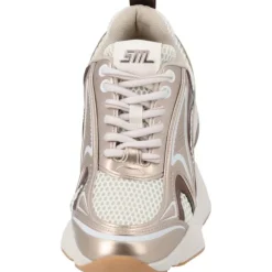 Steve Madden Speedster SM19000122, Schnürschuhe, Damen, silver/gold