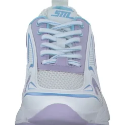 Steve Madden Speedster SM19000122, Schnürschuhe, Damen, WHITE/BB LAVENDER