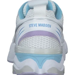 Steve Madden Speedster SM19000122, Schnürschuhe, Damen, WHITE/BB LAVENDER