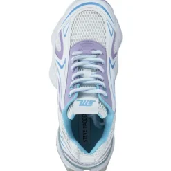 Steve Madden Speedster SM19000122, Schnürschuhe, Damen, WHITE/BB LAVENDER