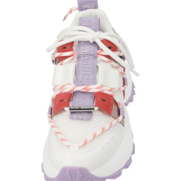 Steve Madden Tazmania SM11002419, Schnürschuhe, Damen, Weiß