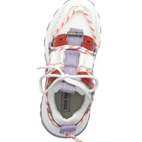 Steve Madden Tazmania SM11002419, Schnürschuhe, Damen, Weiß