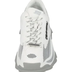 Steve Madden Zoomz SM11002327, Schnürschuhe, Damen, weiß grau