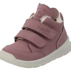 Superfit 1-000372-8510 Stiefelette Leder, Lauflernschuhe, Kinder, LILA