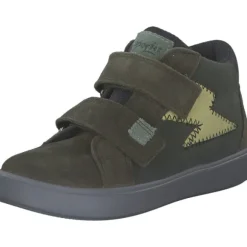 Superfit 1-000771-7010 Stiefelette Leder  SUPIES, Lauflernschuhe, Kinder, GRÜN/GELB