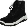 Superfit 1-000494-0000 Stiefelette Leder  SPACE, Winterstiefel, Kinder, Schwarz