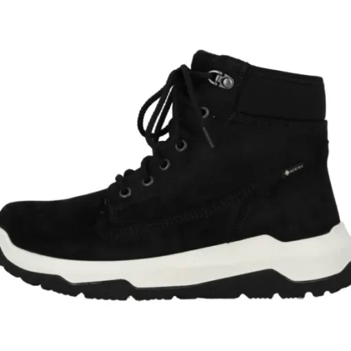 Superfit 1-000494-0000 Stiefelette Leder  SPACE, Winterstiefel, Kinder, Schwarz