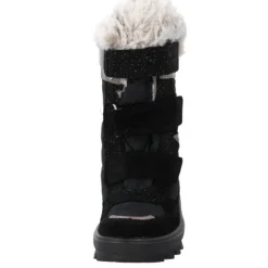 Superfit 1-000226-0000 Stiefelette Leder  FLAVIA, Winterstiefel, Kinder, SCHWARZ/BEIGE