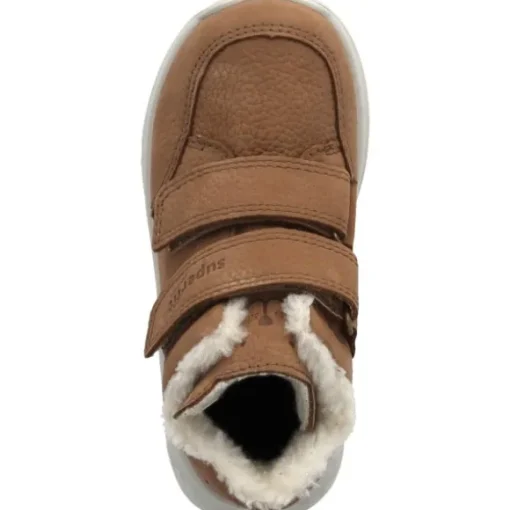 Superfit 1-000372-3020 Stiefelette Leder, Lauflernschuhe, Kinder, Braun (Brown)