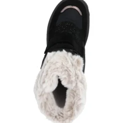 Superfit 1-000226-0000 Stiefelette Leder  FLAVIA, Winterstiefel, Kinder, SCHWARZ/BEIGE