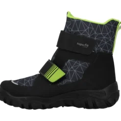 Superfit 1-006080-0020, Winterstiefel, Kinder, SCHWARZ/HELLGRÜN