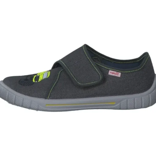 Superfit BILL 00278, Hausschuhe, Kinder, Dunkelgrau