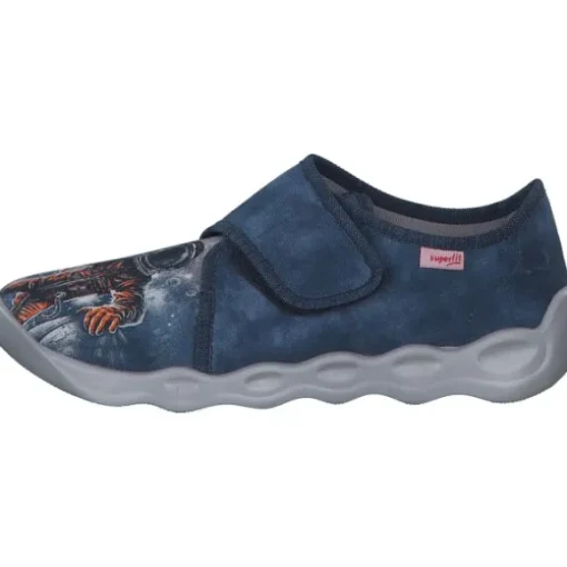 Superfit BUBBLE 06274, Hausschuhe, Kinder, BLAU/MEHRFARBIG
