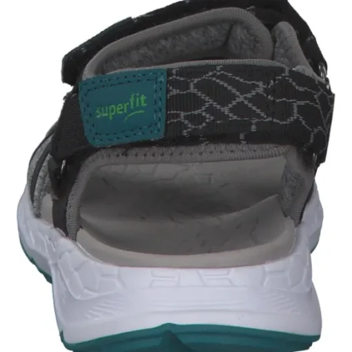 Superfit CRISS CROS 00580, Sandalen (Kinder), Kinder, Schwarz