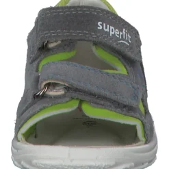 Superfit FLOW 00034, Sandalen (Kinder), Kinder, HELLGRAU/HELLGRÜN