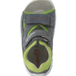 Superfit FLOW 00034, Sandalen (Kinder), Kinder, HELLGRAU/HELLGRÜN
