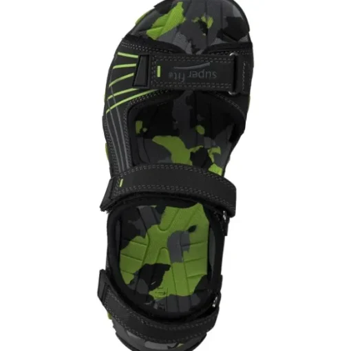 Superfit HENRY 00100, Sandalen (Kinder), Kinder, Schwarz (Schwarz Kombi)
