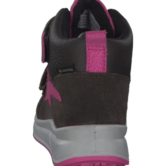Superfit MERIDA 09183, Sneakers High, Kinder, braun/rosa