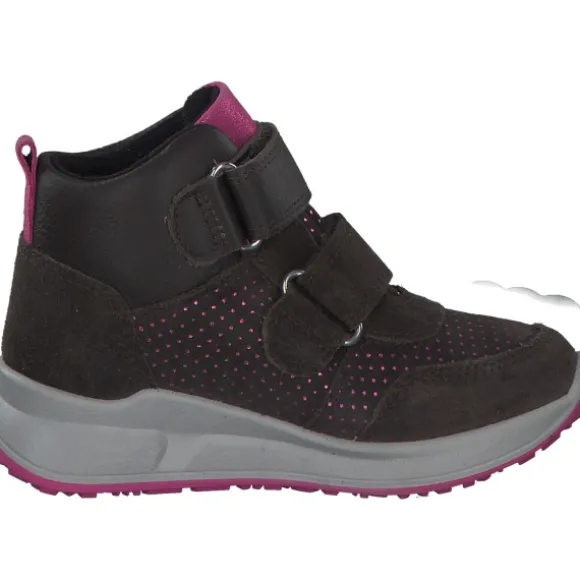 Superfit MERIDA 09183, Sneakers High, Kinder, braun/rosa