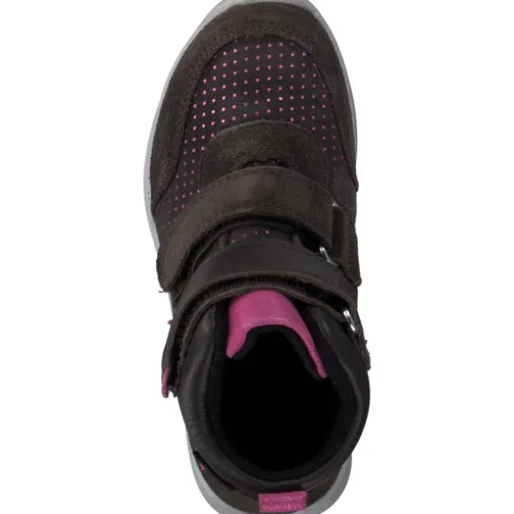 Superfit MERIDA 09183, Sneakers High, Kinder, braun/rosa