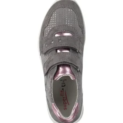 Superfit MERIDA 00187, Sneakers Low, Kinder, Grau (Smoke Kombi)