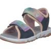 Superfit PEBBLES 09540, Sandaletten, Kinder, blau/orange