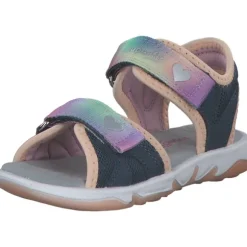 Superfit PEBBLES 09540, Sandaletten, Kinder, blau/orange