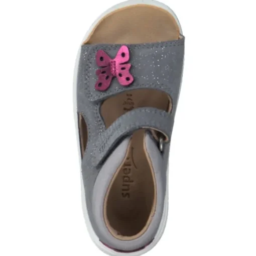 Superfit POLLY 00094, Sandalen (Kinder), Kinder, hellgrau