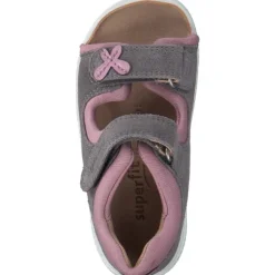 Superfit POLLY 00093, Sandaletten, Kinder, Grau/Rosa