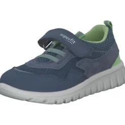 Superfit SPORT7 MINI 06204 M, Sneakers Low, Kinder, BLAU/HELLGRÜN