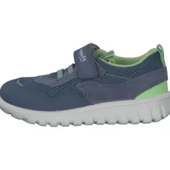 Superfit SPORT7 MINI 06204 M, Sneakers Low, Kinder, BLAU/HELLGRÜN