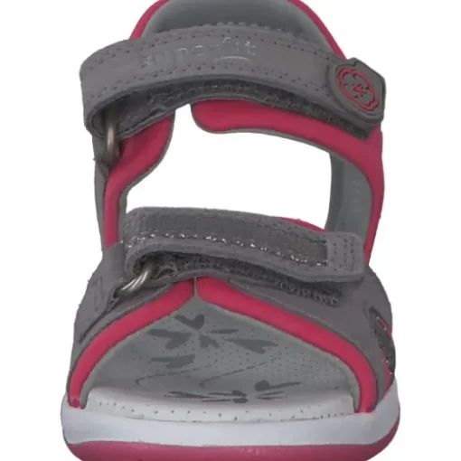 Superfit SUNNY 06127, Sandalen (Kinder), Kinder, hellgrau/pink