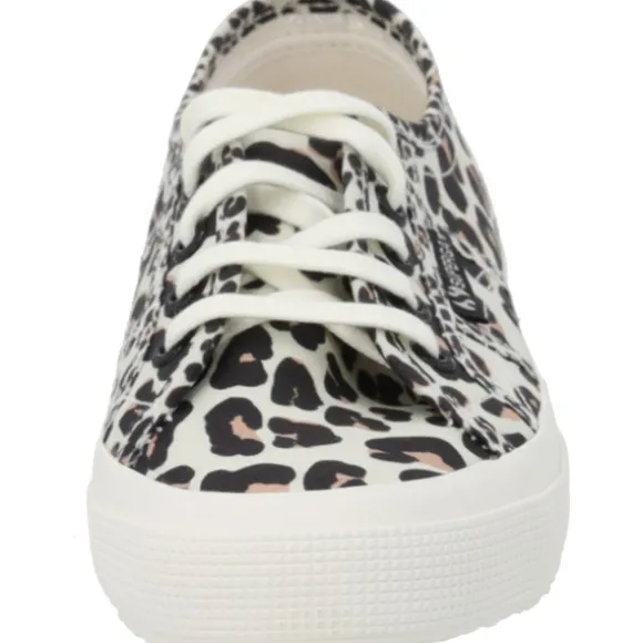 Superga 2750 AGG S4121SW, Schnürschuhe, Damen, white avorio lt. beige