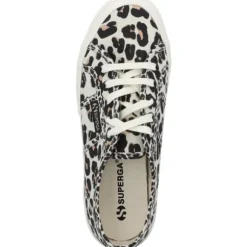 Superga 2750 AGG S4121SW, Schnürschuhe, Damen, white avorio lt. beige