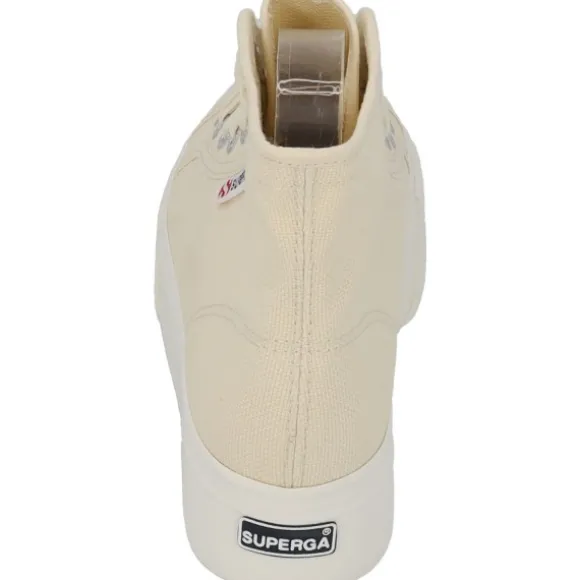 Superga 2708 Hi Top S41273W, Sneakers High, Damen, beige - eggshell