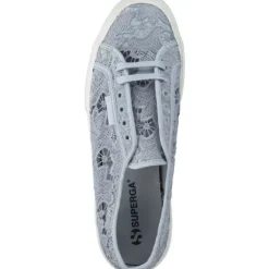 Superga 2750 Macrame S81219W, Sneakers Low, Damen, grey lilla avorio