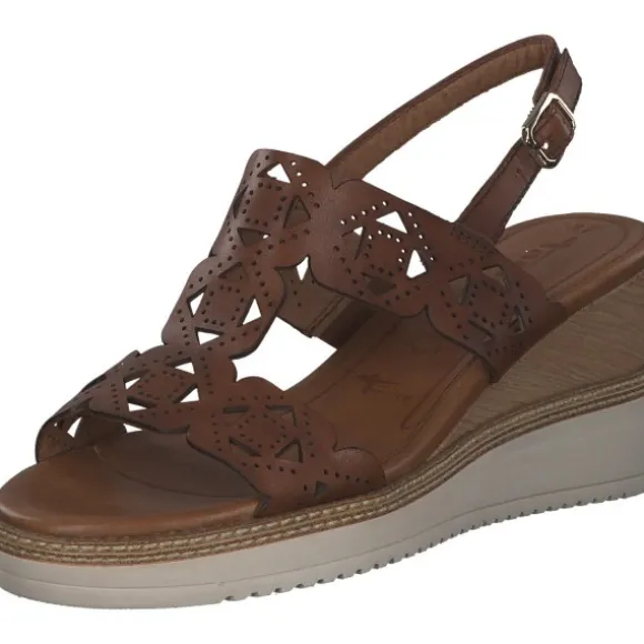 Tamaris 28372, Keilpumps, Damen, Braun
