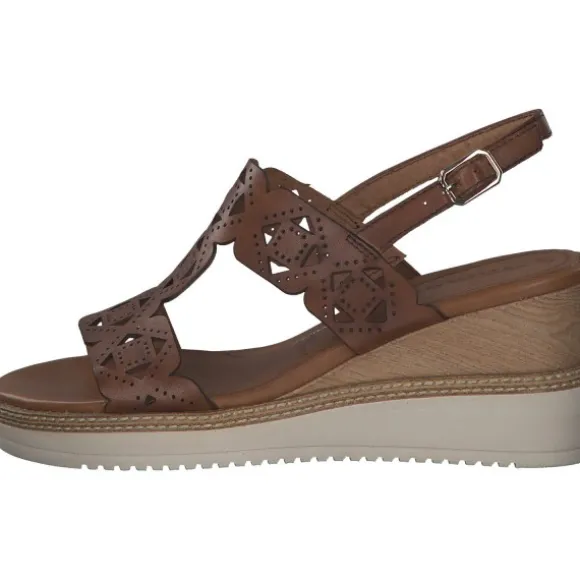 Tamaris 28372, Keilpumps, Damen, Braun