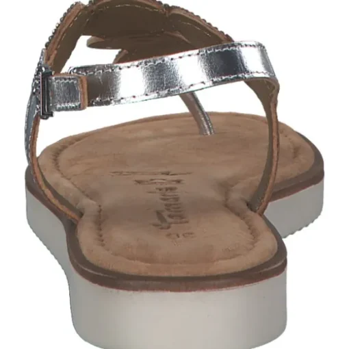 Tamaris 28602, Keilsandaletten, Damen, Grau (Silver)