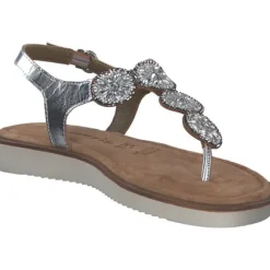 Tamaris 28602, Keilsandaletten, Damen, Grau (Silver)